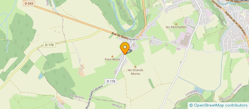 localisation de l'entreprise SCI K  LONGUYON