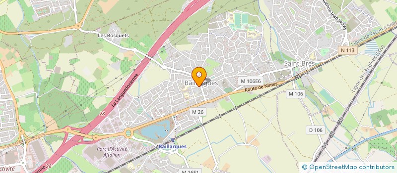 localisation de l'entreprise SCI K.A.R.L. à BAILLARGUES