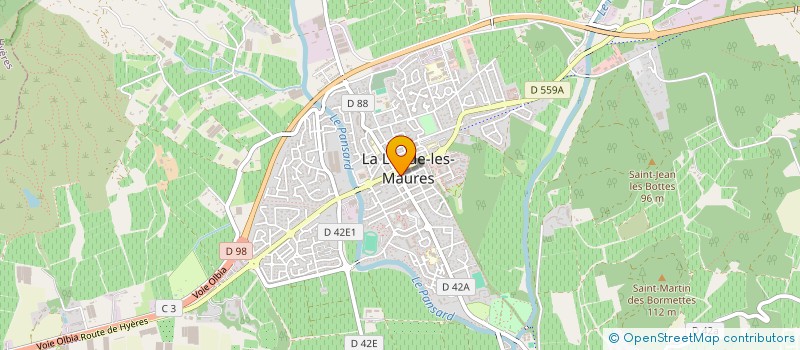 localisation de l'entreprise SCI K.A.S.  LA LONDE-LES-MAURES