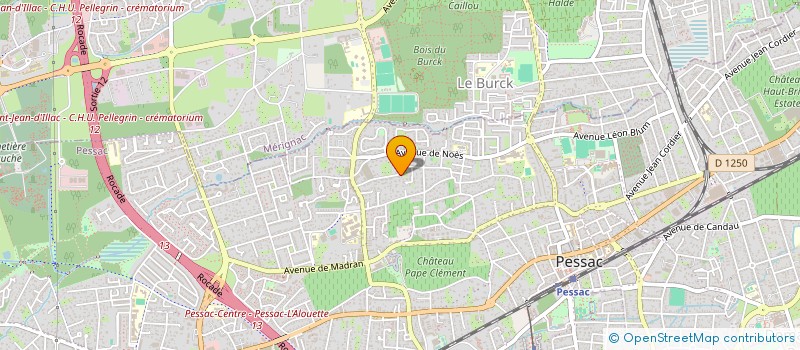 localisation de l'entreprise SCI K AND CO  PESSAC