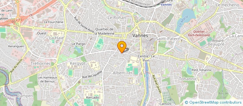 localisation de l'entreprise SCI K ANGERS à VANNES