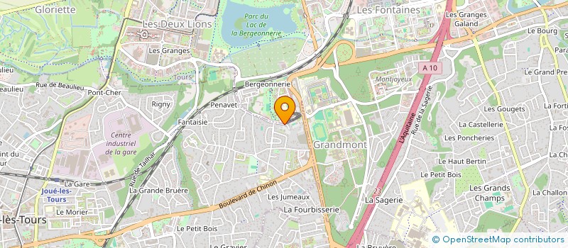 localisation de l'entreprise SCI K'ARVILOG  JOUE-LES-TOURS