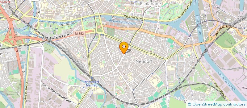 localisation de l'entreprise SCI K.B. 31  STRASBOURG