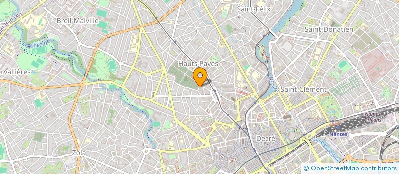 localisation de l'entreprise SCI K.B  NANTES