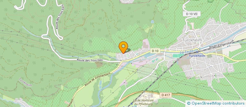 localisation de l'entreprise SCI K & B  TURCKHEIM