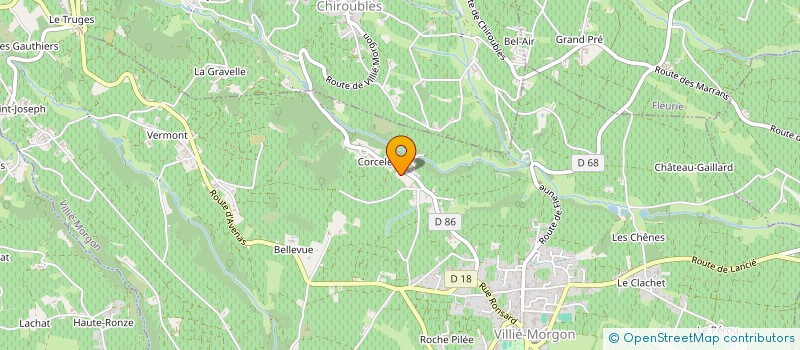 localisation de l'entreprise SCI K B ROUSSELLE  VILLIE-MORGON