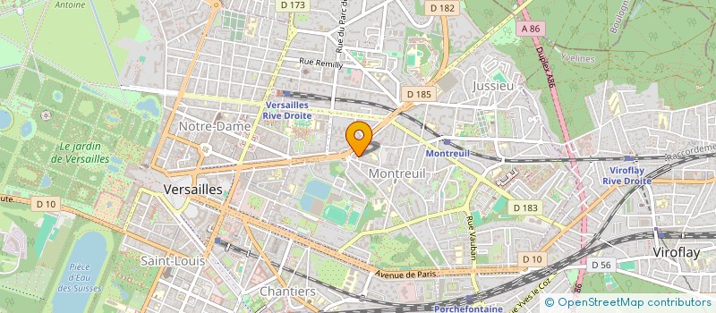localisation de l'entreprise SCI K BRICE  VERSAILLES