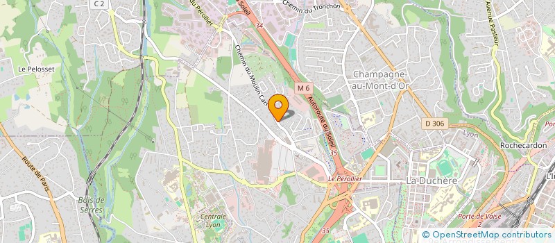 localisation de l'entreprise SCI K.D  ECULLY