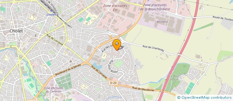 localisation de l'entreprise SCI K D I à CHOLET