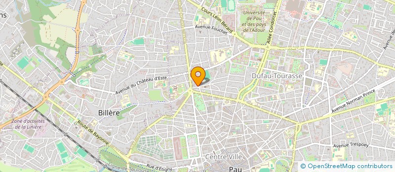 localisation de l'entreprise SCI K&D INVEST à PAU