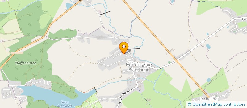 localisation de l'entreprise SCI K ET O AZUR  REMERING-LES-PUTTELANGE