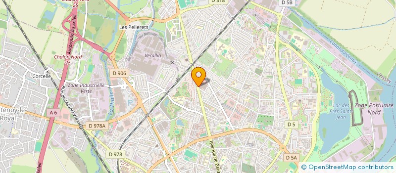 localisation de l'entreprise SCI K.F.M INVEST IMMOBILIER à CHALON-SUR-SAONE