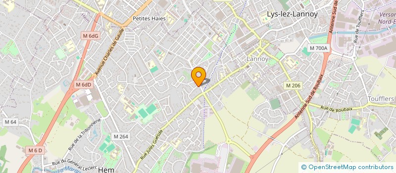 localisation de l'entreprise SCI K.F.V.  HEM