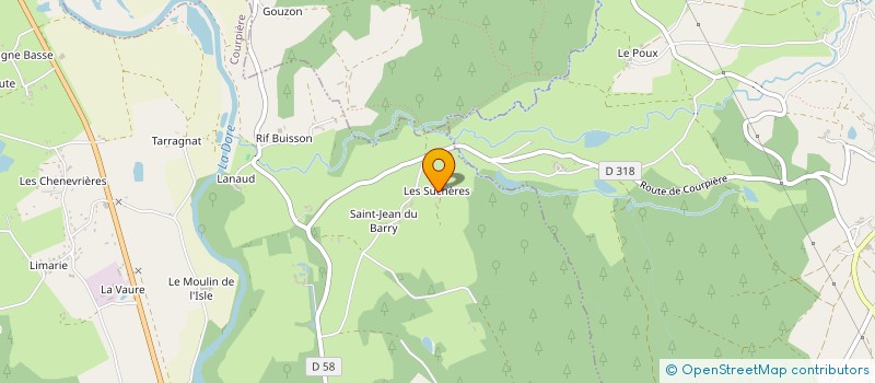 localisation de l'entreprise SCI K F Y C  SAUVIAT