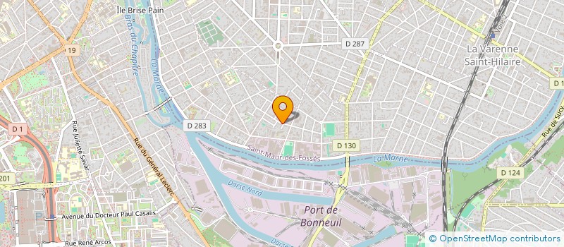 localisation de l'entreprise SCI K & FILS à SAINT-MAUR-DES-FOSSES