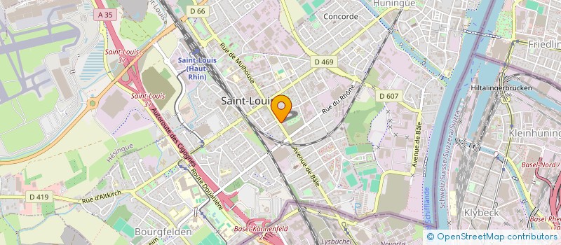 localisation de l'entreprise SCI K.G. CHANCEL  SAINT-LOUIS