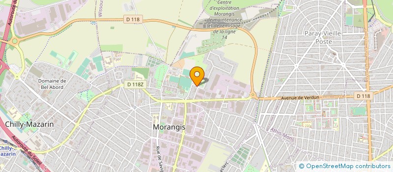 localisation de l'entreprise SCI K.GEF  MORANGIS