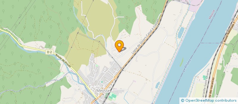 localisation de l'entreprise SCI K.I.M.  MEYSSE