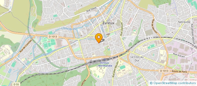 localisation de l'entreprise SCI K II  EVREUX