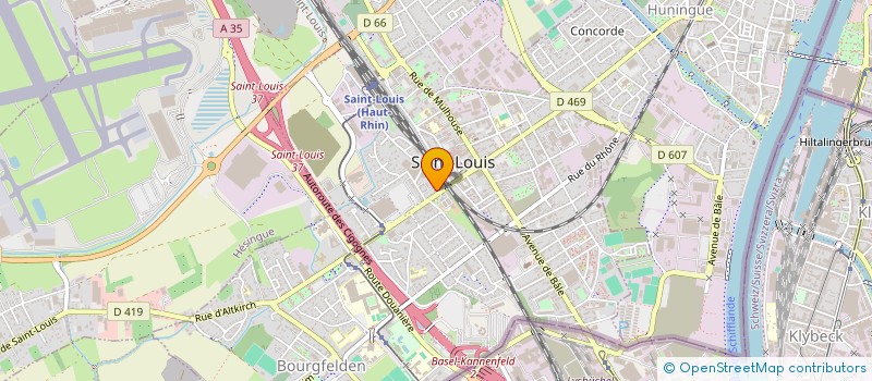 localisation de l'entreprise SCI K-IMMO 2  SAINT-LOUIS