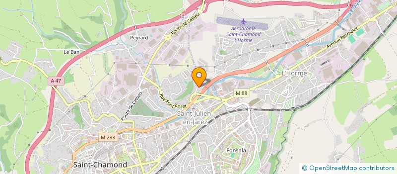 localisation de l'entreprise SCI K IMMO  SAINT-CHAMOND