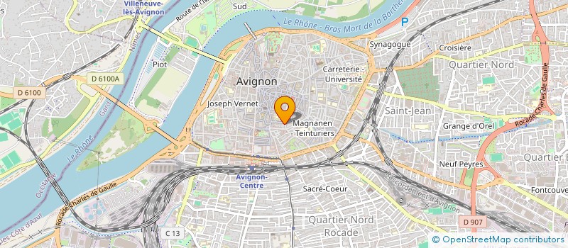 localisation de l'entreprise SCI K IMMO  AVIGNON