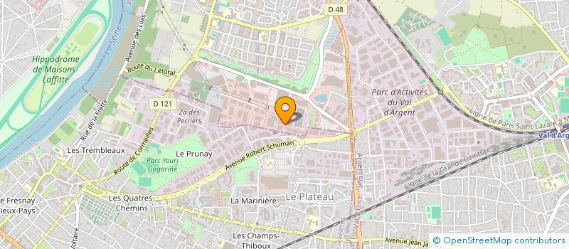 localisation de l'entreprise SCI K-INVEST  CORMEILLES-EN-PARISIS