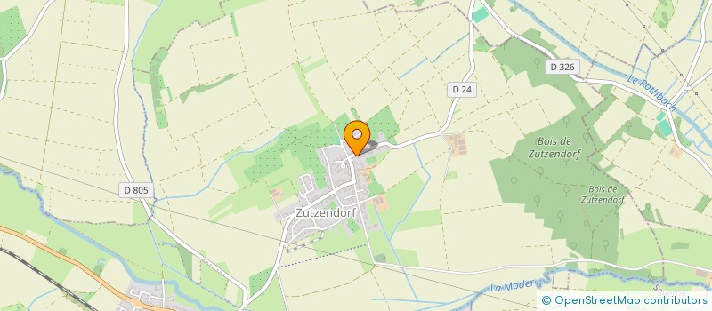 localisation de l'entreprise SCI K.J.A.  OBERMODERN-ZUTZENDORF