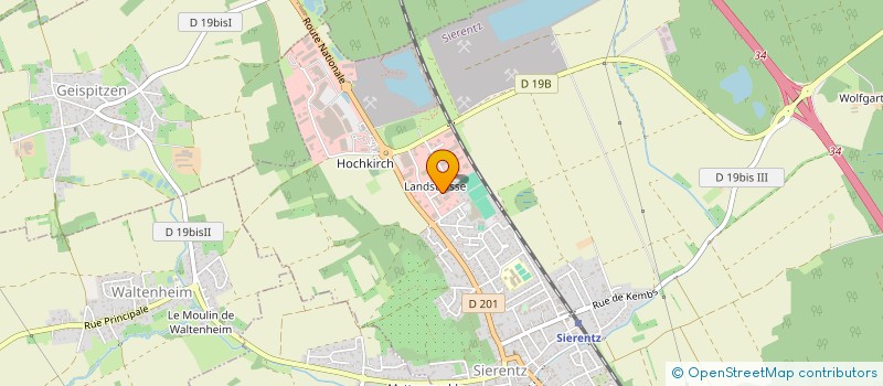 localisation de l'entreprise SCI K-L  VILLAGE-NEUF