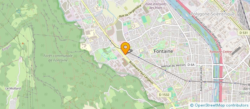 localisation de l'entreprise SCI K.L.C.  FONTAINE