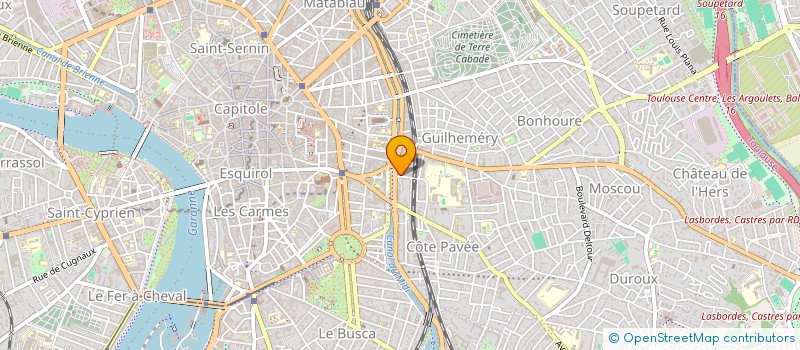 localisation de l'entreprise SCI K.L.L.  TOULOUSE