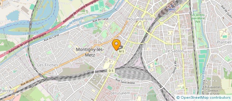 localisation de l'entreprise SCI K LAURENT  METZ