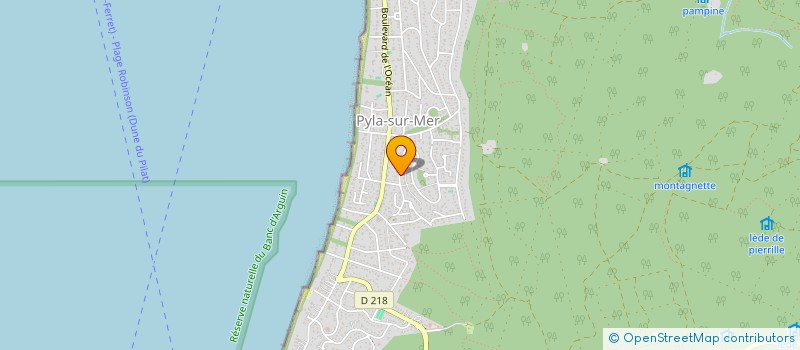 localisation de l'entreprise SCI K-LOINO à LA TESTE-DE-BUCH