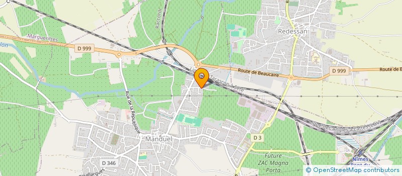 localisation de l'entreprise SCI K.M.  MANDUEL