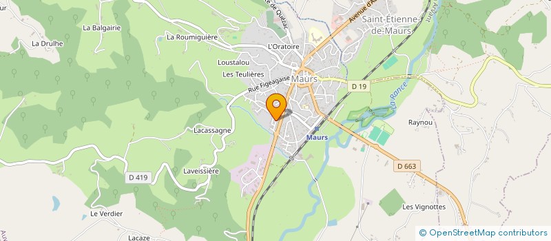 localisation de l'entreprise SCI K.M.A. à MAURS
