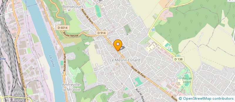 localisation de l'entreprise SCI K.M.W.  LE MESNIL-ESNARD