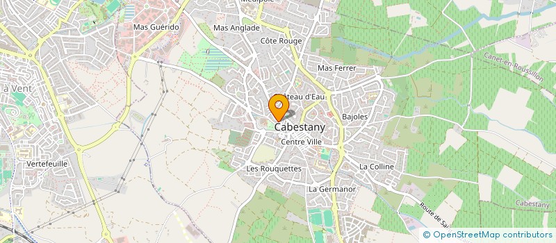 localisation de l'entreprise SCI K M Z  CABESTANY