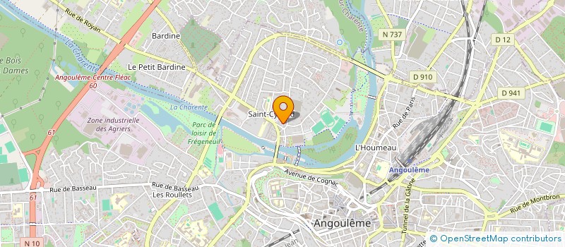 localisation de l'entreprise SCI K.N.O.B. EXPANSION à ANGOULEME