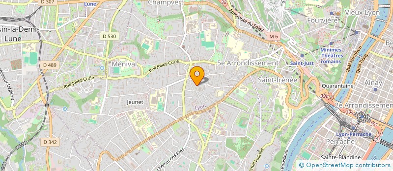 localisation de l'entreprise SCI K.O  LYON 5EME