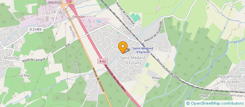 localisation de l'entreprise SCI K-O-L  SAINT MEDARD D EYRANS