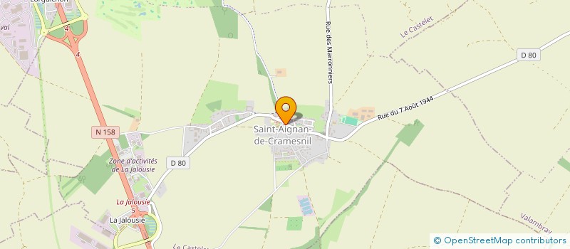 localisation de l'entreprise SCI K.O.M  LE CASTELET