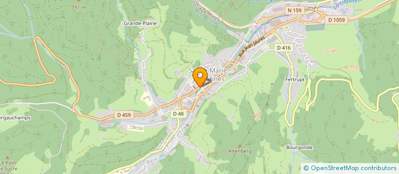 localisation de l'entreprise SCI K OERMI  SAINTE-MARIE-AUX-MINES