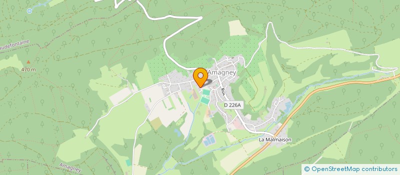 localisation de l'entreprise SCI K P  AMAGNEY