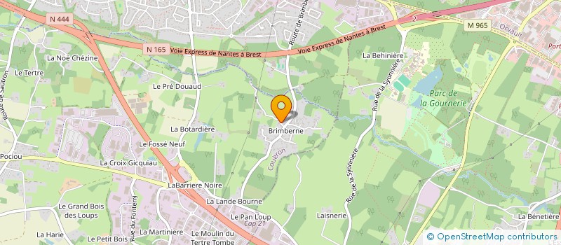 localisation de l'entreprise SCI K.P.D.P. à COUERON