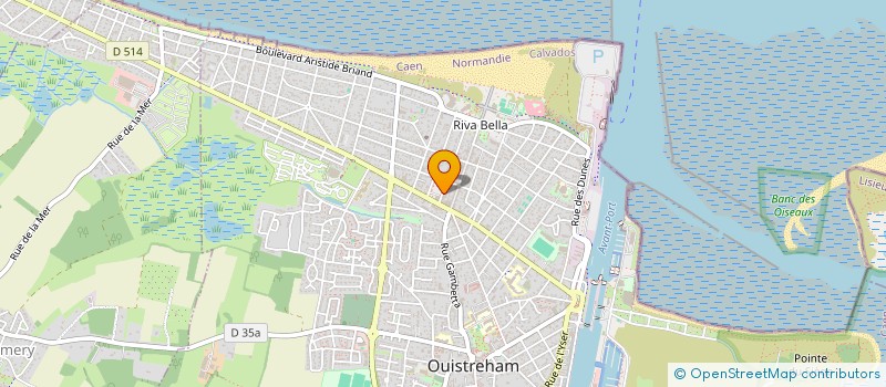 localisation de l'entreprise SCI K PASTEUR  OUISTREHAM