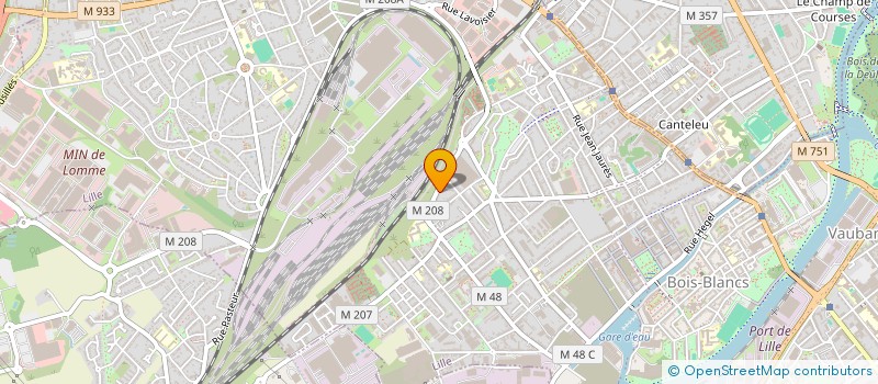 localisation de l'entreprise SCI K.R.H à LILLE