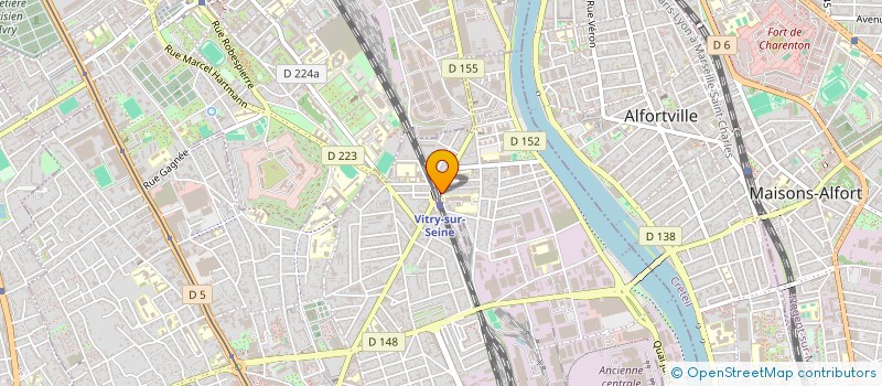 localisation de l'entreprise SCI K RAHMANI  VITRY-SUR-SEINE