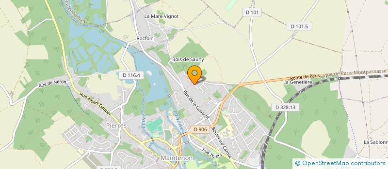 localisation de l'entreprise SCI K-RE à MAINTENON
