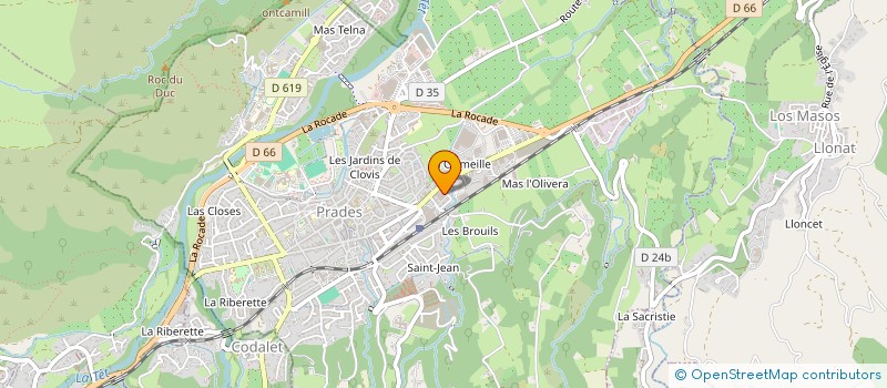 localisation de l'entreprise SCI K.REN  PRADES