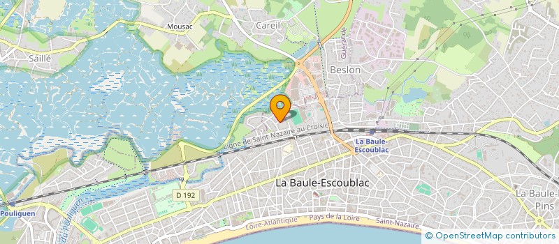 localisation de l'entreprise SCI K'ROFI  LA BAULE-ESCOUBLAC